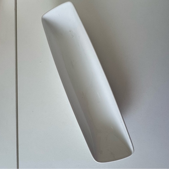 Threshold White Porcelain Oblong Olive Serving Platter - Picture 4 of 10